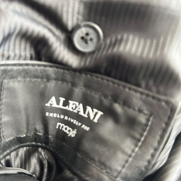 Alfani Black Men’s Leather Jacket 40R - Picture 7 of 8